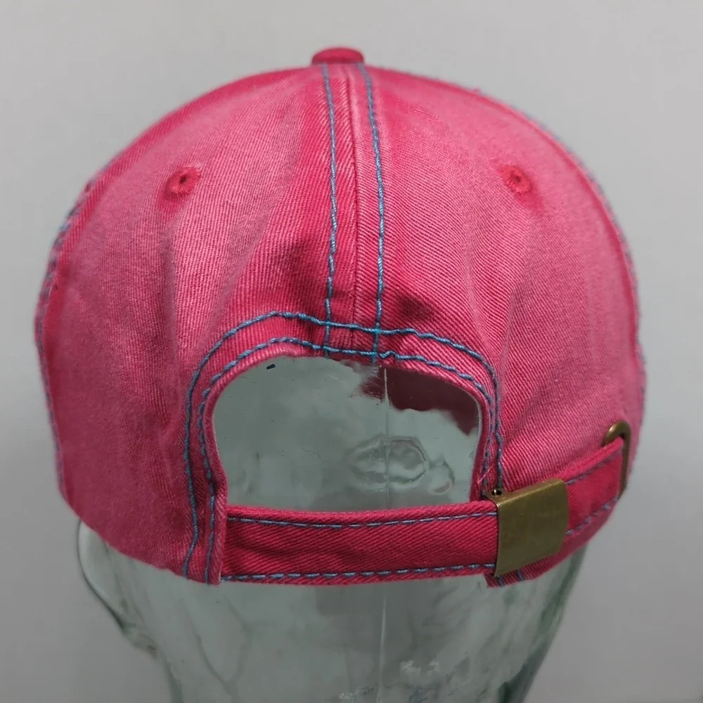 Jamaica‎ No Problem Hat Womens One Size Pink Strapback Ball Cap 100% Cotton